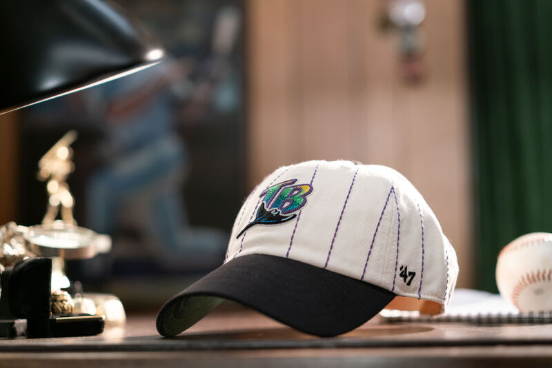 Chicago White Sox Rawlings '47 Brand Pinstripe Clean Up Hat